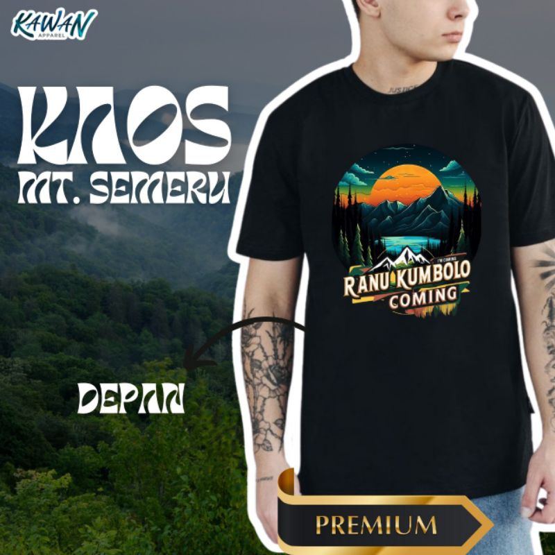 Kaos Pendaki / Kaos Semeru / Kaos Custom