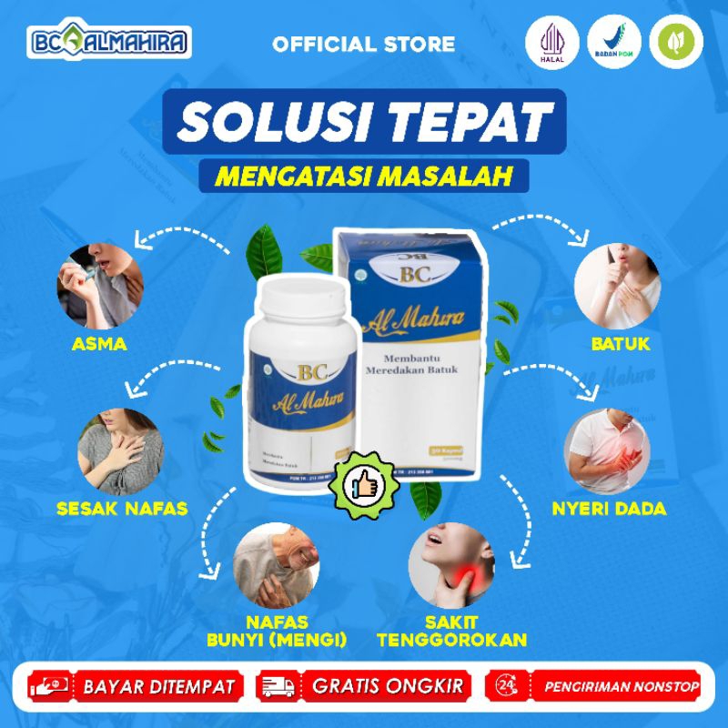 Kapsul BC Almahira Original Membantu Meredakan Batuk Asma Sesak Napas