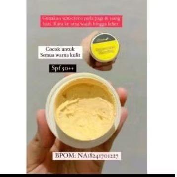 Sunscreen Dinda skincare  / Sunscreen Dinda glowing BPOM