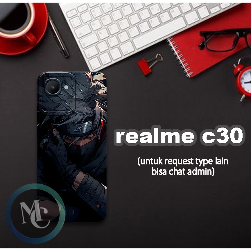 CC16/ Softcase karet lentur untuk realme c30/Motif karakter anime/case realme c30/kesing realme c30/