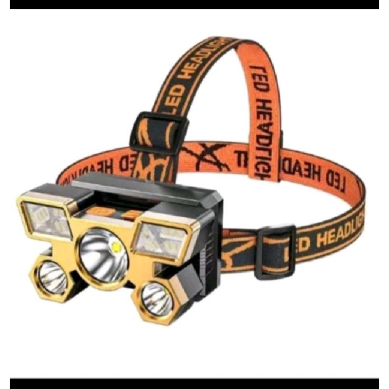 Senter Kepala Mini 5 Led
