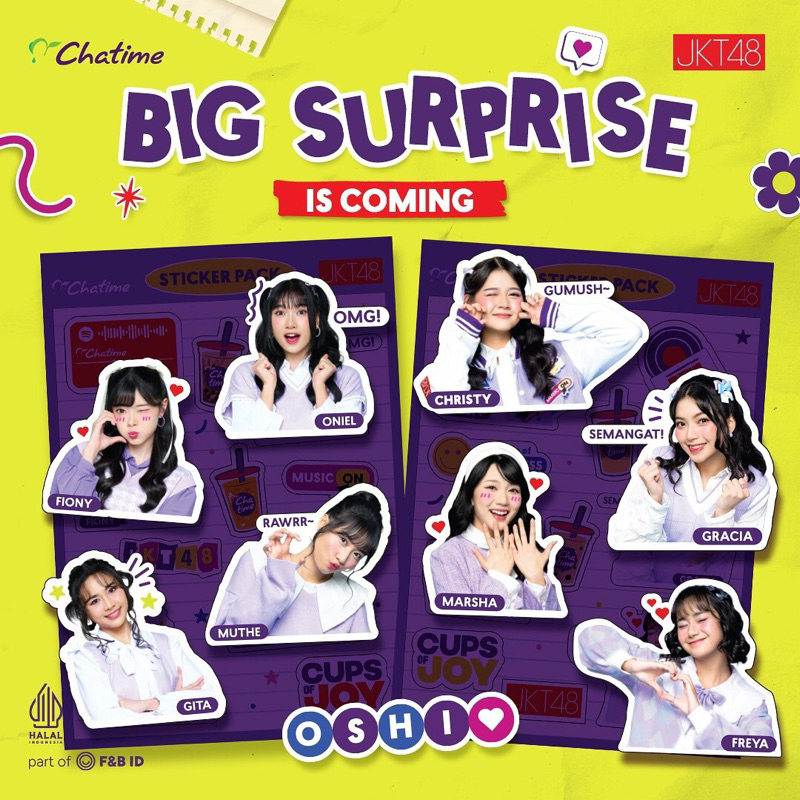 

Chatime Stiker Pack JKT48