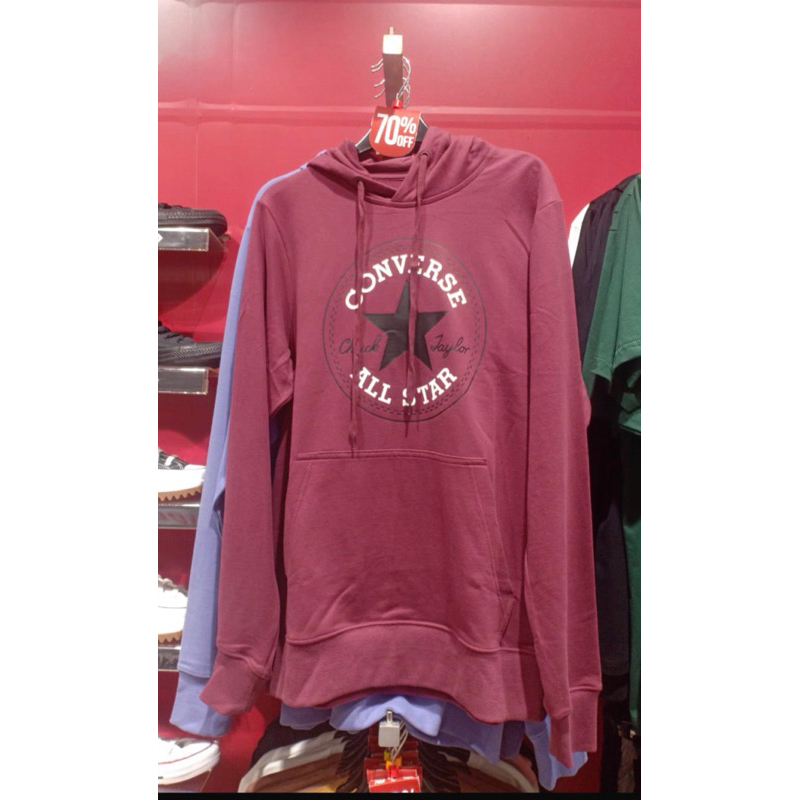 Converse All Star Hoodie Maroon