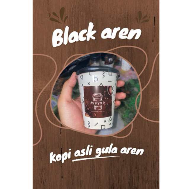 

[Termurah] Kopi bubuk Hitam Gula Aren Paper Cup 8oz NIVYRA Coffee - Kopi Kekinian Siap seduh