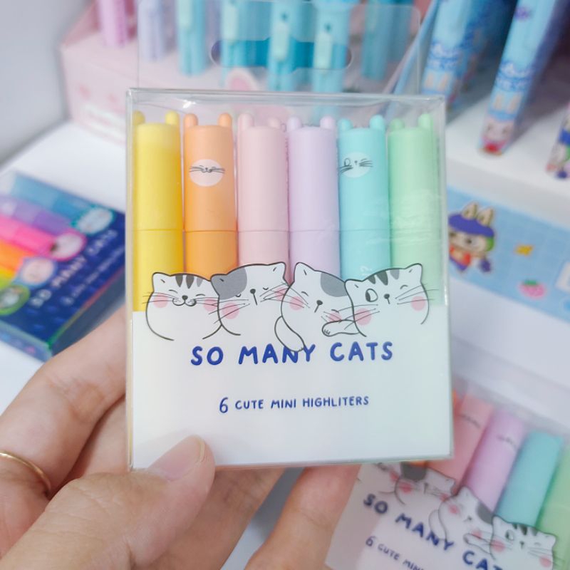 

ATK POINT | MINI CUTE HIGHLIGHTER M&G | 6 PCS | AHM22574
