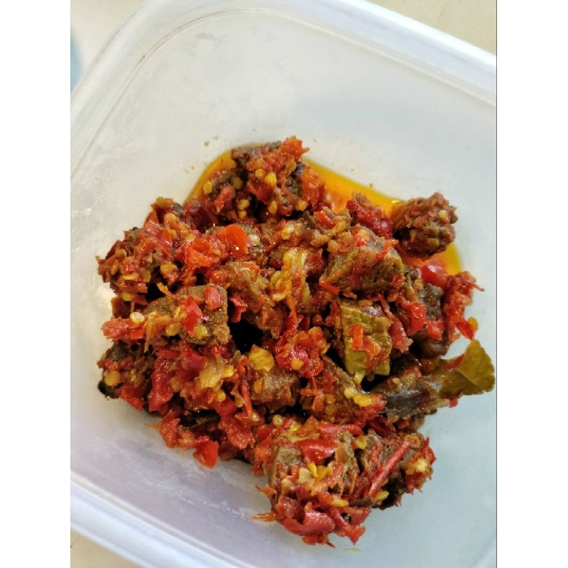 

Paru mercon/ paru balado / paru pedas 250gr & 500gr