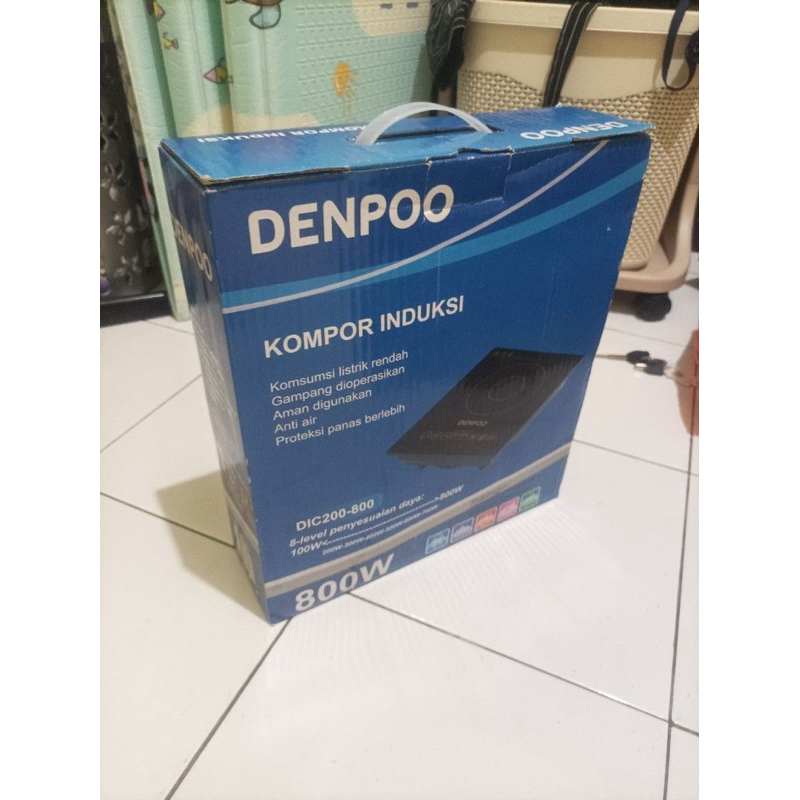 kompor listrik induksi touch screen denpo cooker DIC200-800w