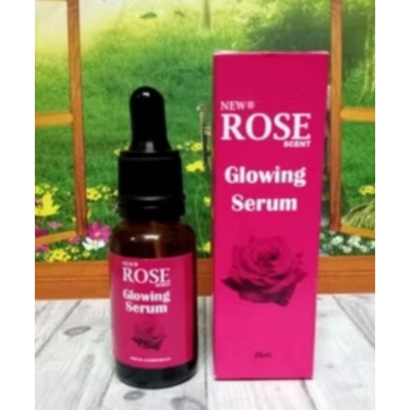 ROSE White&Natural serum glowing serum 20 ml/citra DR Fair herbal colagen /temulawak