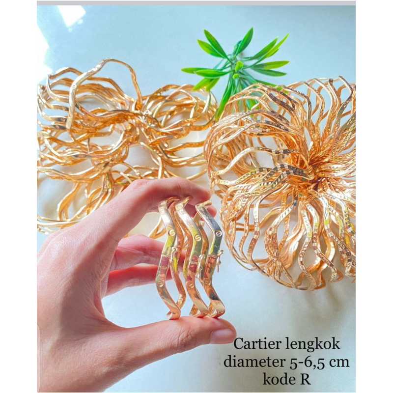 SWASA ROISM-GELANG SWASA CARTIER LENGKOK/GELOMBANG