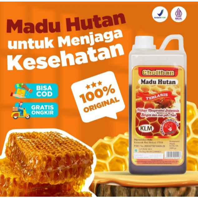 

Madu Gholiban - Madu Hutan Kalimatan KLM 1kg Dan 500g Original 100%