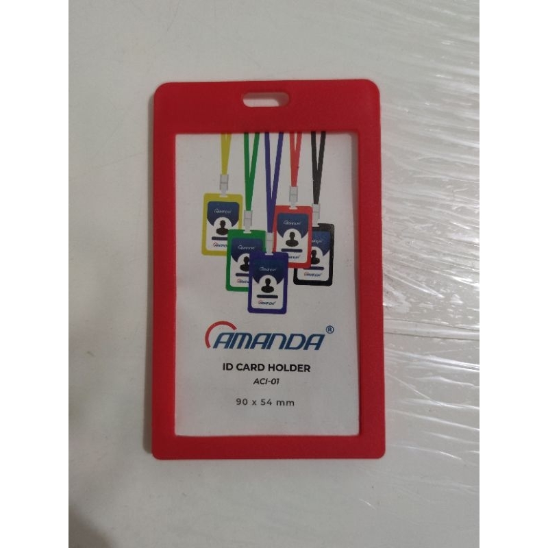 

ID Card Holder 90x54 mm Warna Merah