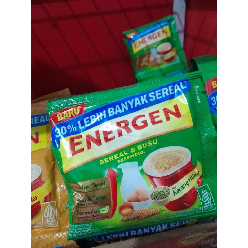 

Energen Kacang Hijau 1 Renteng 10 Sachet