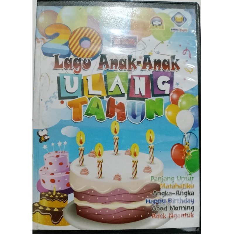 VCD 20 lagu anak ulang tahun