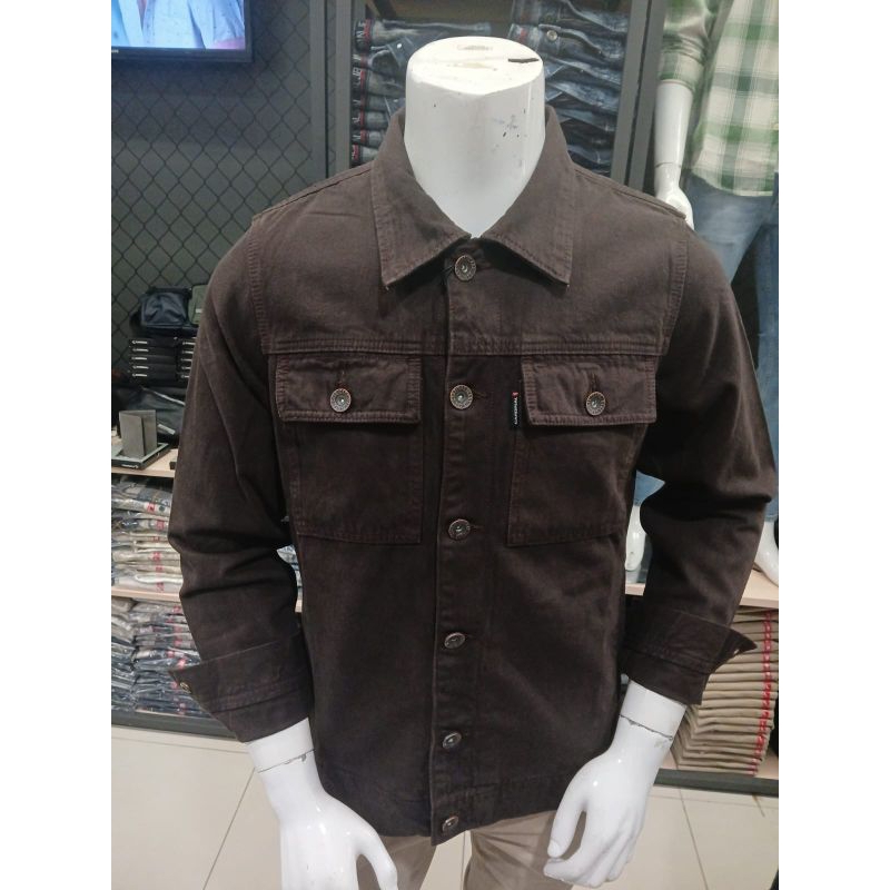JACKET DENIM CARDINAL JEANS ORIGINAL WARNA COKLAT