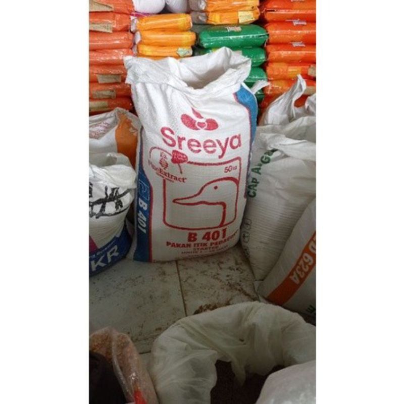 Sreeya B401 Starter Itik Pedaging Pakan Unggas ternak 1kg