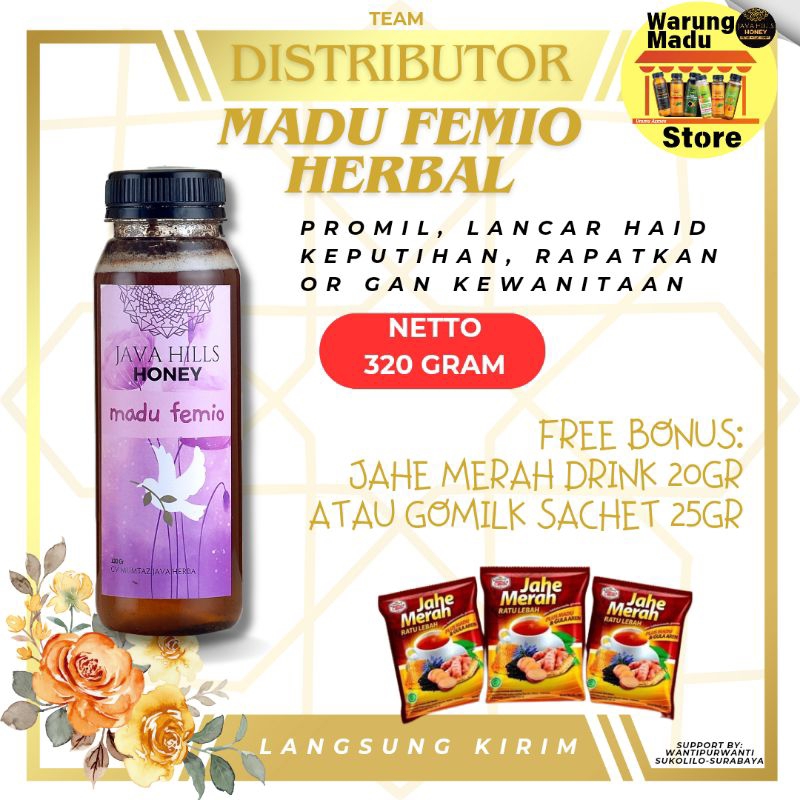 

Madu Rapet Wanita / nyeri perut / Femio javahills honey