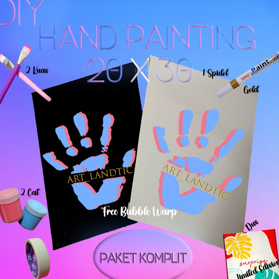 

Buruan Belanja Kanvas Lukis Tangan Couple 1 Set Lengkap Hand Painting Kit Canvas Board Couple2x3 Free BOX Limited