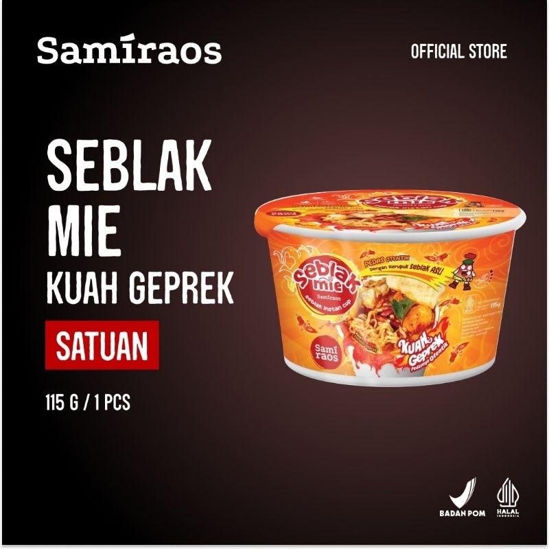 

SAMIRAOS: SEBLAK MIE KUAH GEPREK INSTAN