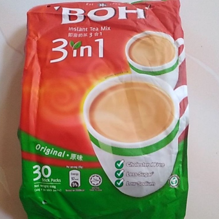 

Big Surprise Boh milk tea 3 in 1 isi 3 sachet exp226