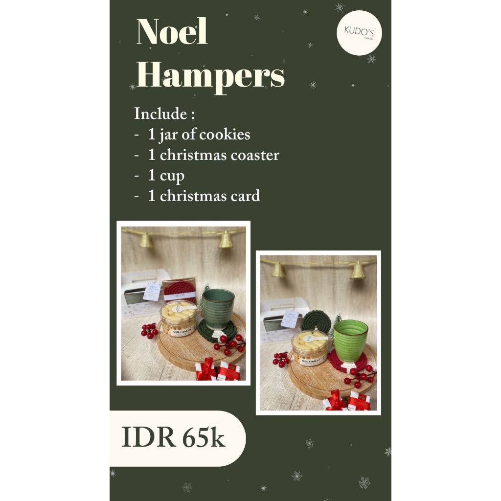 

IUNIE X KUDO'S - NOEL HAMPERS | HAMPERS NATAL