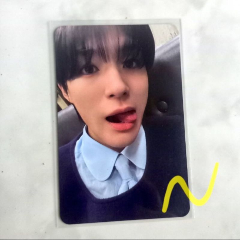(defect dikit) wts pc jeno melet icfa smoothie jenmel nct dream photocard official I cant feel anyth