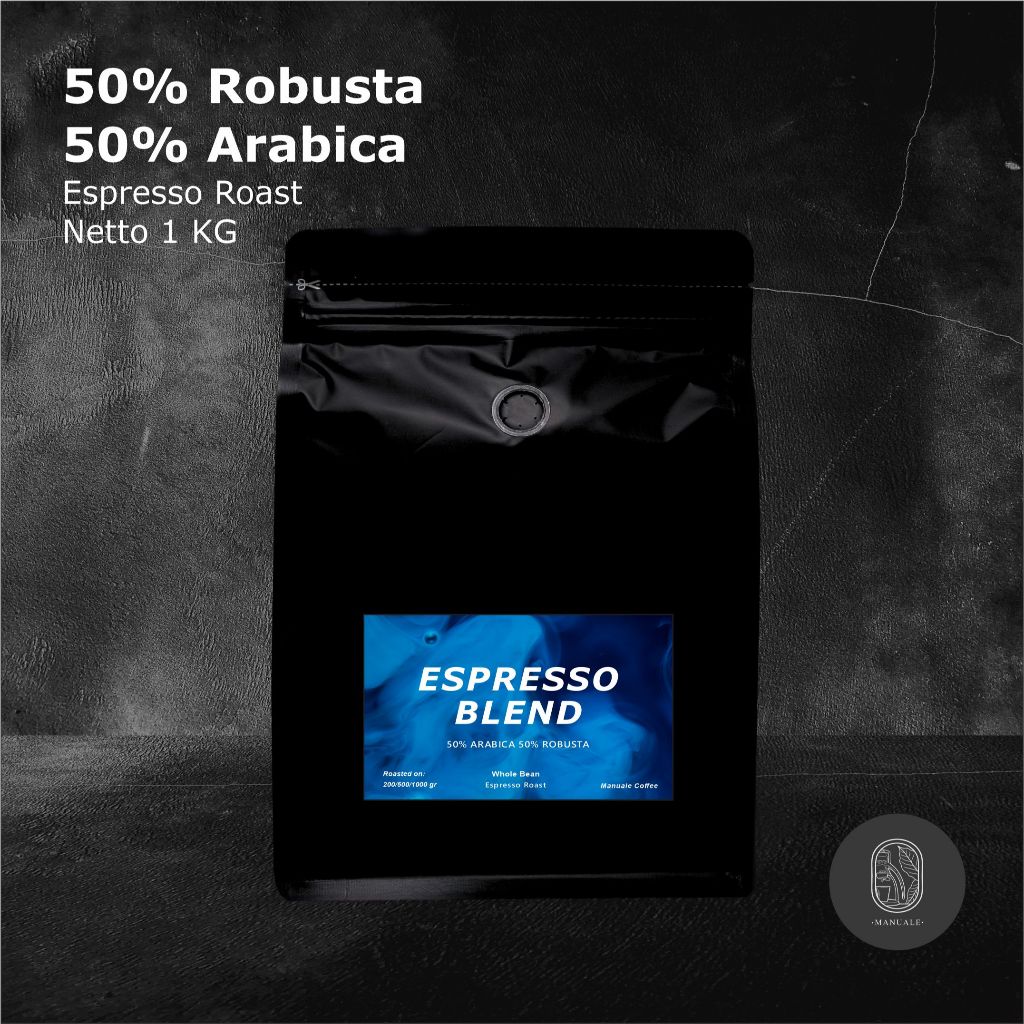 

Manuale Coffee Biji Espresso Blend 50% Arabica 50% Robusta 1Kg