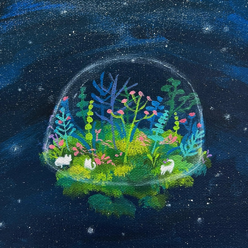 

MAGCO “Planet Cats” Acrylic Painting / Lukisan Canvas