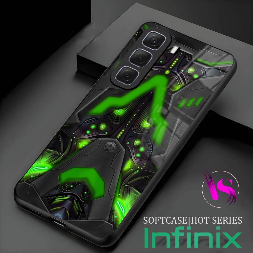 VN56 Softcase Kilau Infinix Hot 50 4G 5G | Hot 50 Pro Plus | HOT 50pro plus | Case Kilai Kesing Glos