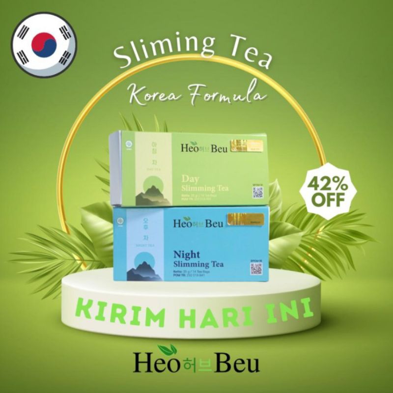 

Heo Beu Slimming Tea | Teh Pelangsing Penurun Berat Badan Terbaik 1 Paket 2 Box