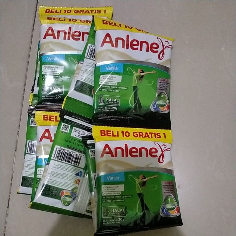

SUSU ANLENE ISI 10 SACHET ,PER RENTENG.