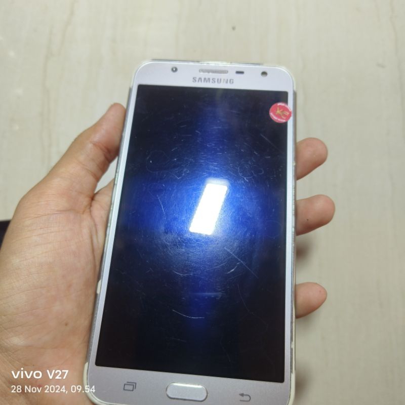 LCD SAMSUNG J7 2015 / CORE J700 J701 NORMAL ORI COPOTAN