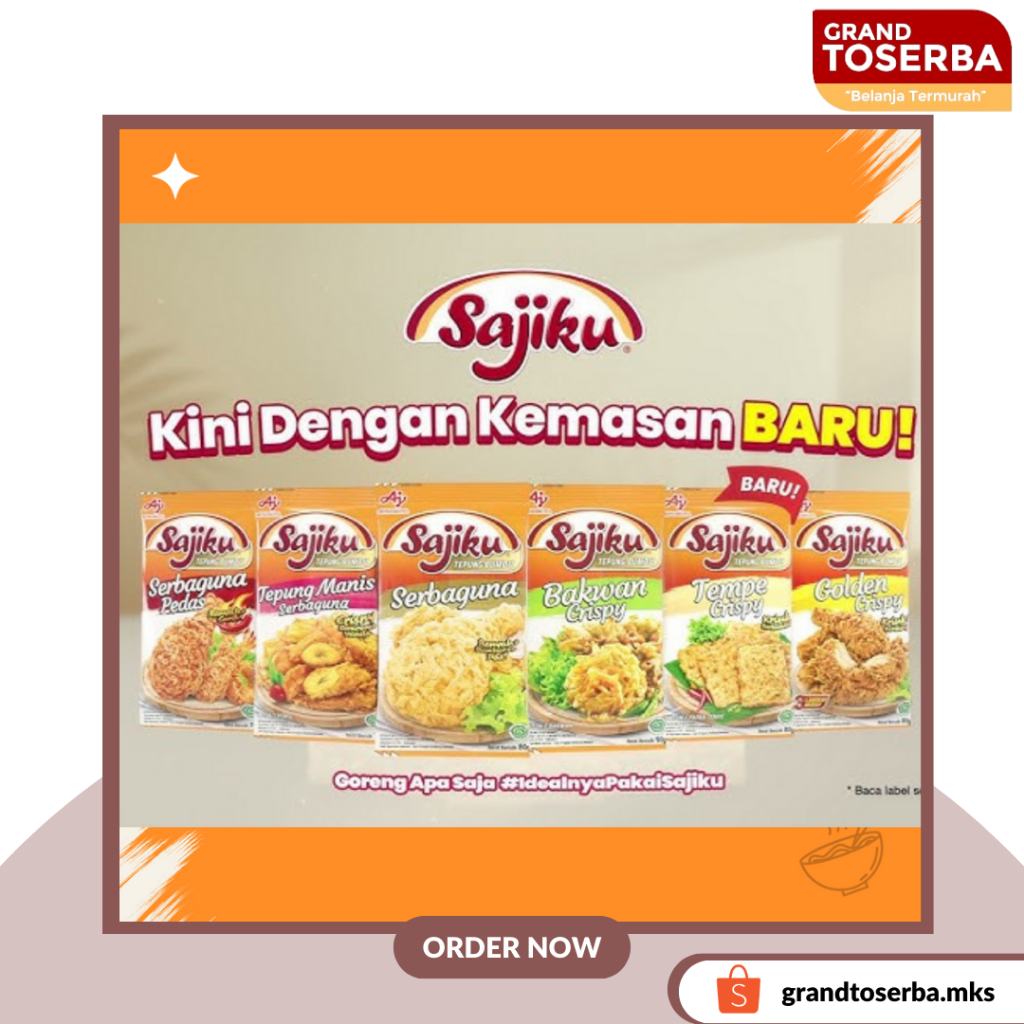 

SAJIKU TEPUNG BUMBU SEMUA VARIAN