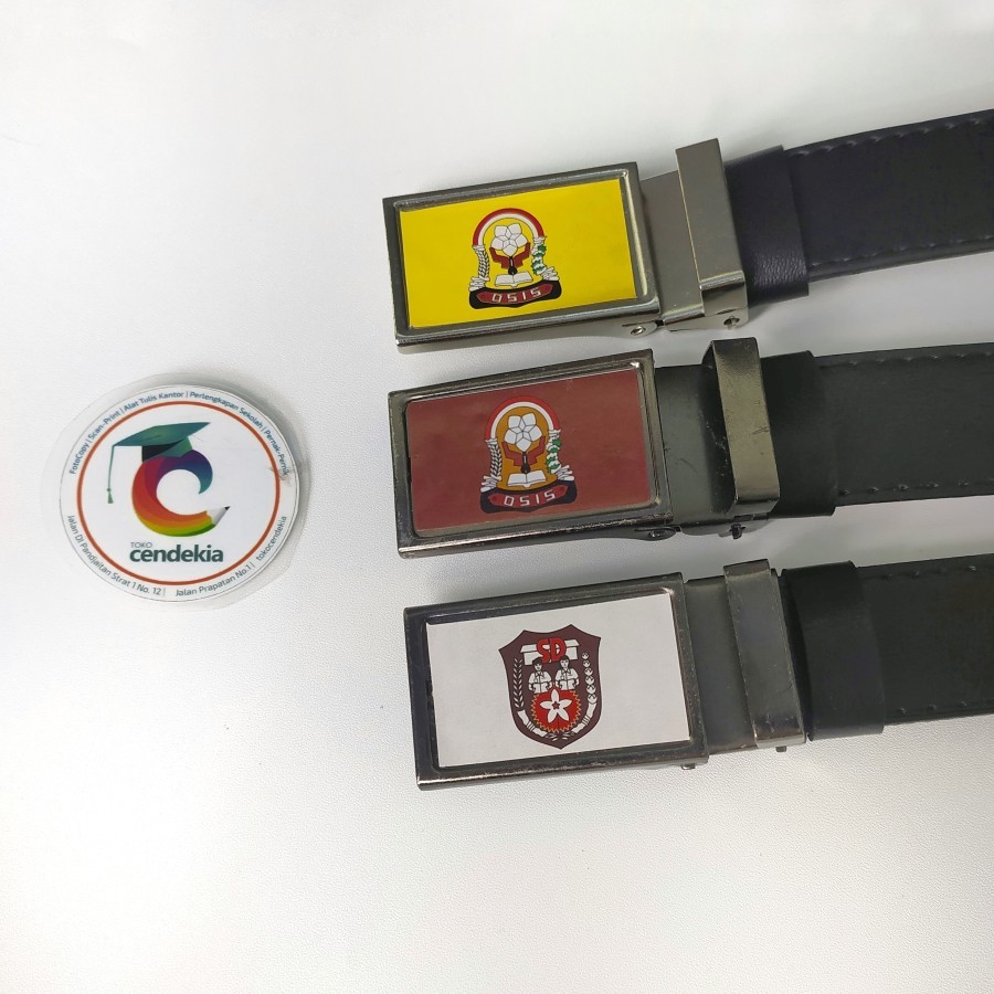 Sabuk Ikat Pinggang Gesper Pendeng SD SMP SMA Kulit Kalep - SMA