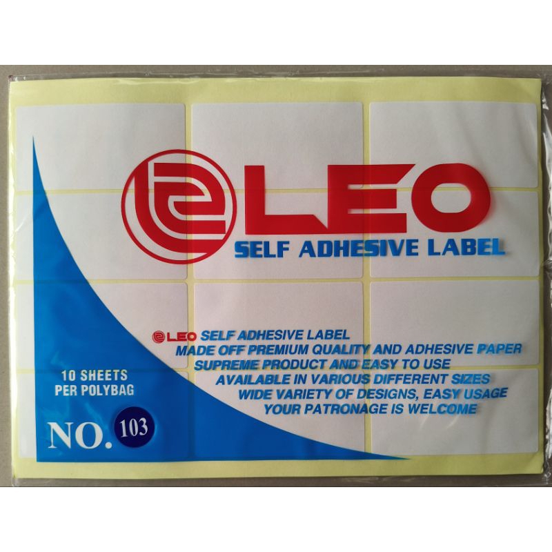 

Label Stiker Harga 103 isi 10 lembar / Label Nama / Label Undangan / Label Mata pelajaran