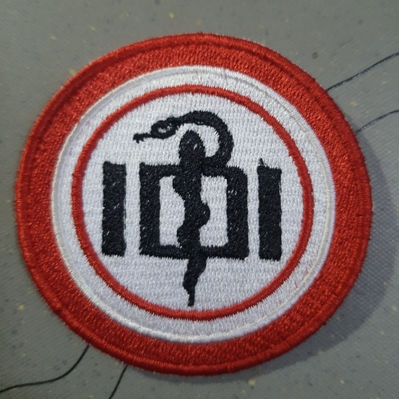 Bordir Logo IDI Full Bordir +- 7cm