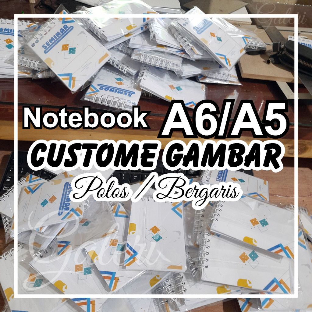 

Cetak Buku Custom A6 (10,5 x 14,8 cm) Dan A5 (14,8 x 21 cm) Notes Notebook Murah