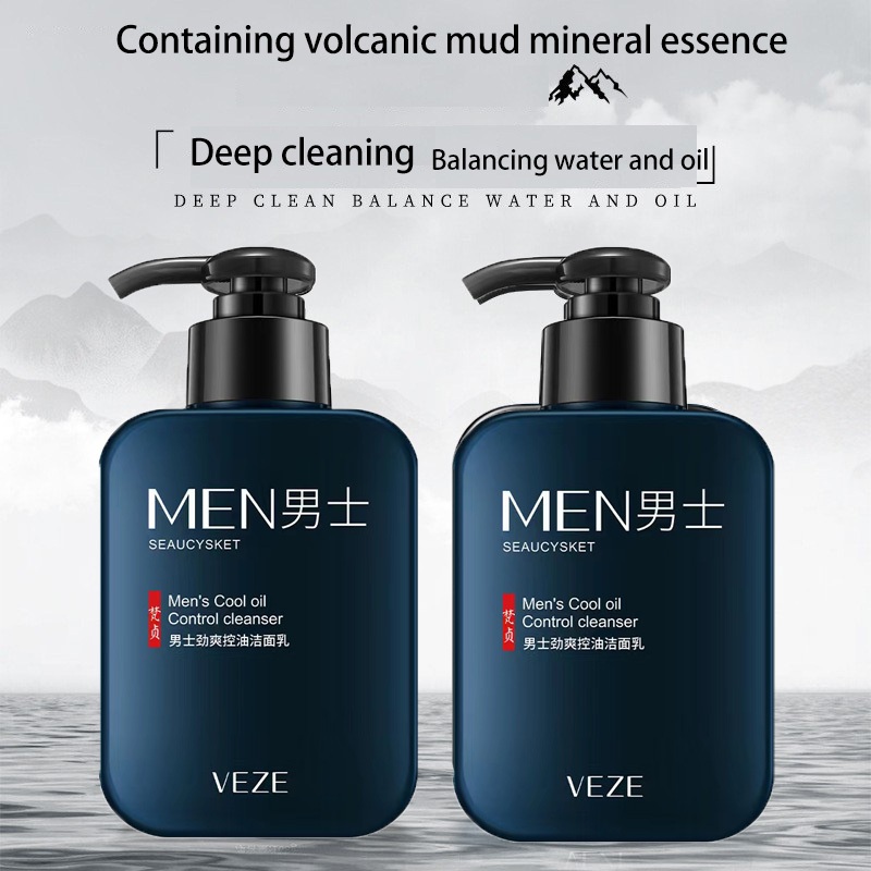 Pembersih Wajah Pria Wajah Pria Pemutih Wajah Pria Tungau Pembersih Jerawat Dan Pembersih Wajah Jera