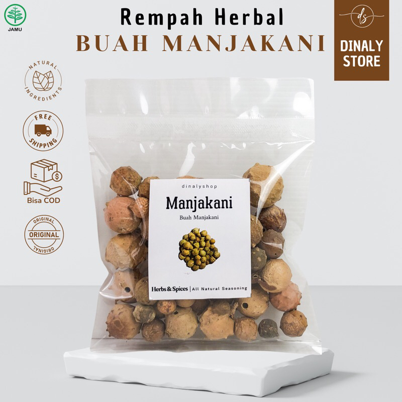 

BUAH MANJAKANI 100 GRAM | MANJAKANI KERING