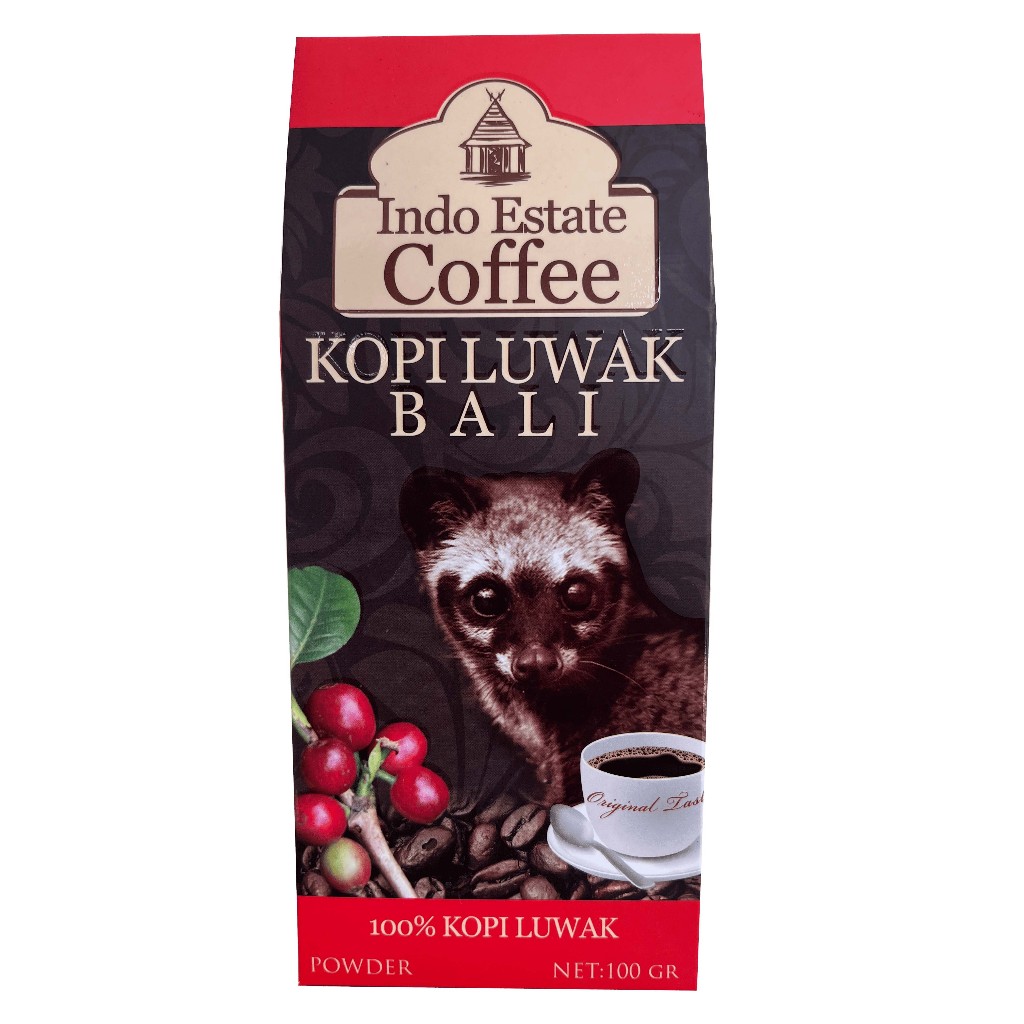 

Indo Estate Coffee Kopi Luwak Bali 100gr Powder