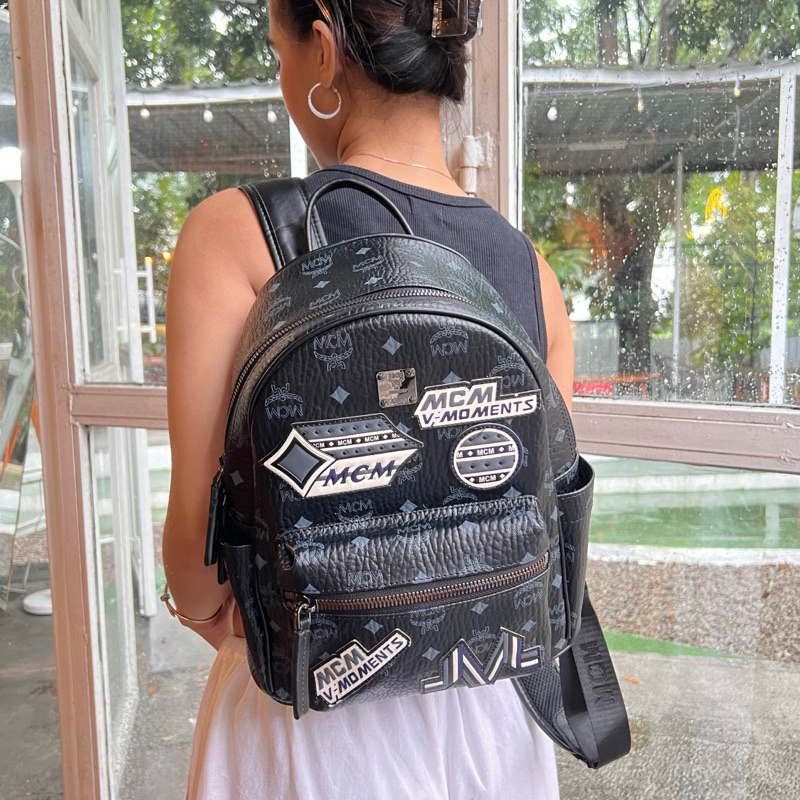 Preloved backpack ransel tas kulit tas anak tas kecil MCM