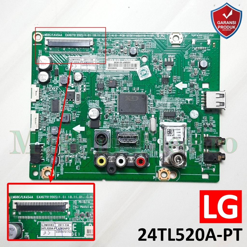 Mainboard LED TV LG 24TL520A-PT 24TL520A 24TL520
