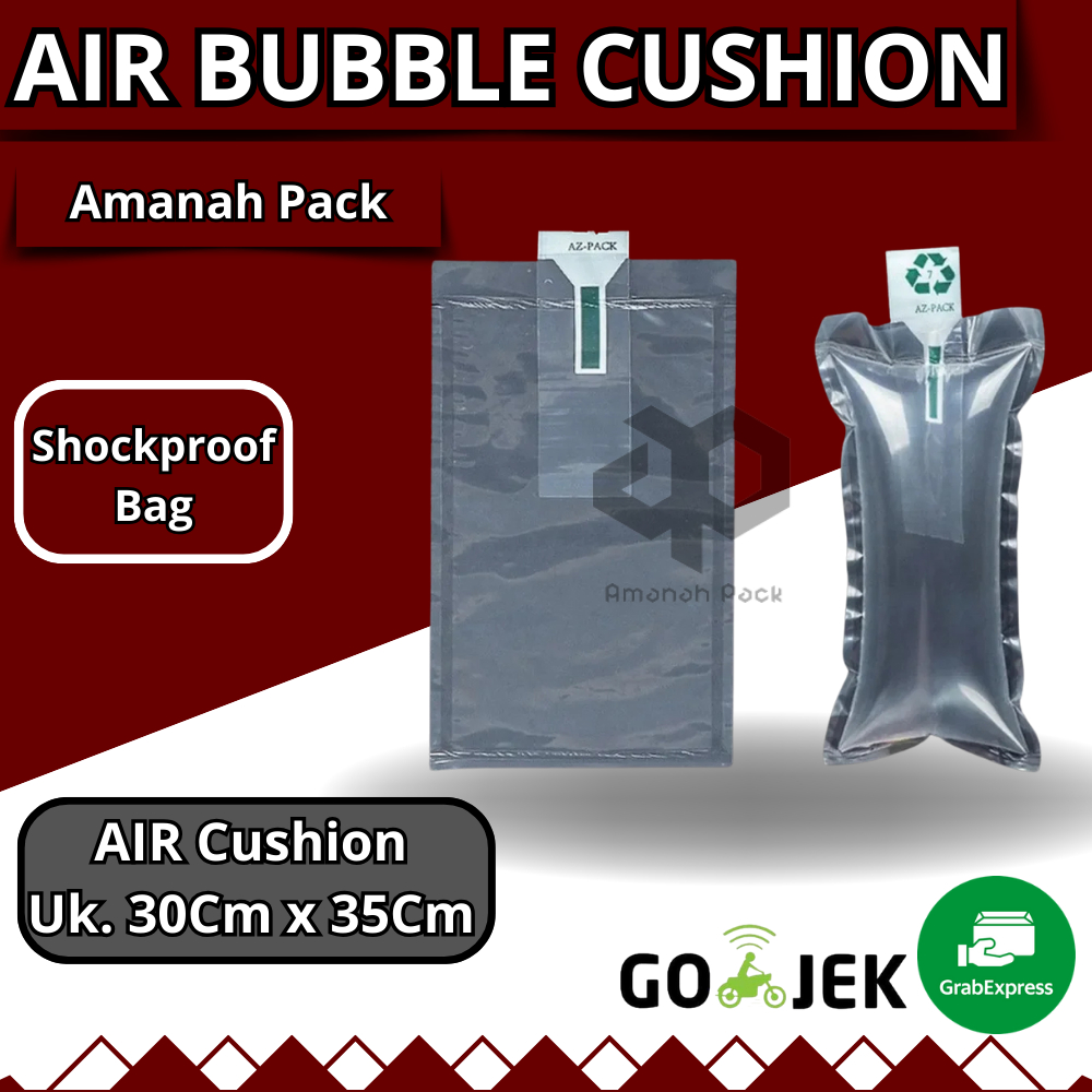 

AIR BUBBLE FIT 30CM X 35CM 50 PCS Cushion Wrap Fo-Air / Bubble Wrap Angin Tebal Roll / Poly Air Bubble