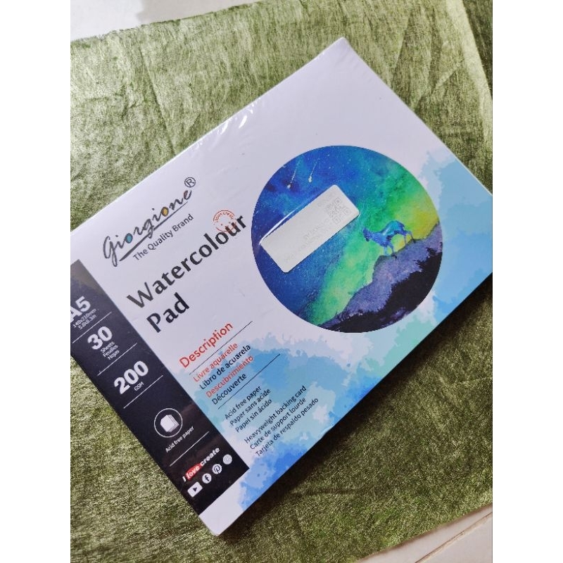 

Giorgione watercolor pad A5 | preloved watercolor