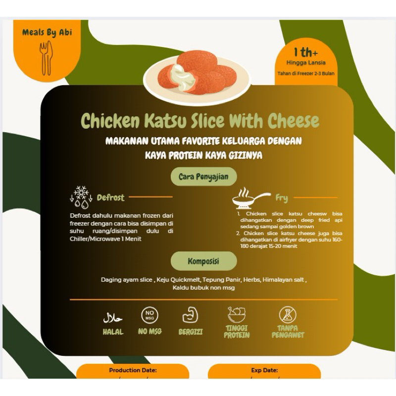 

chicken katsu with cheese