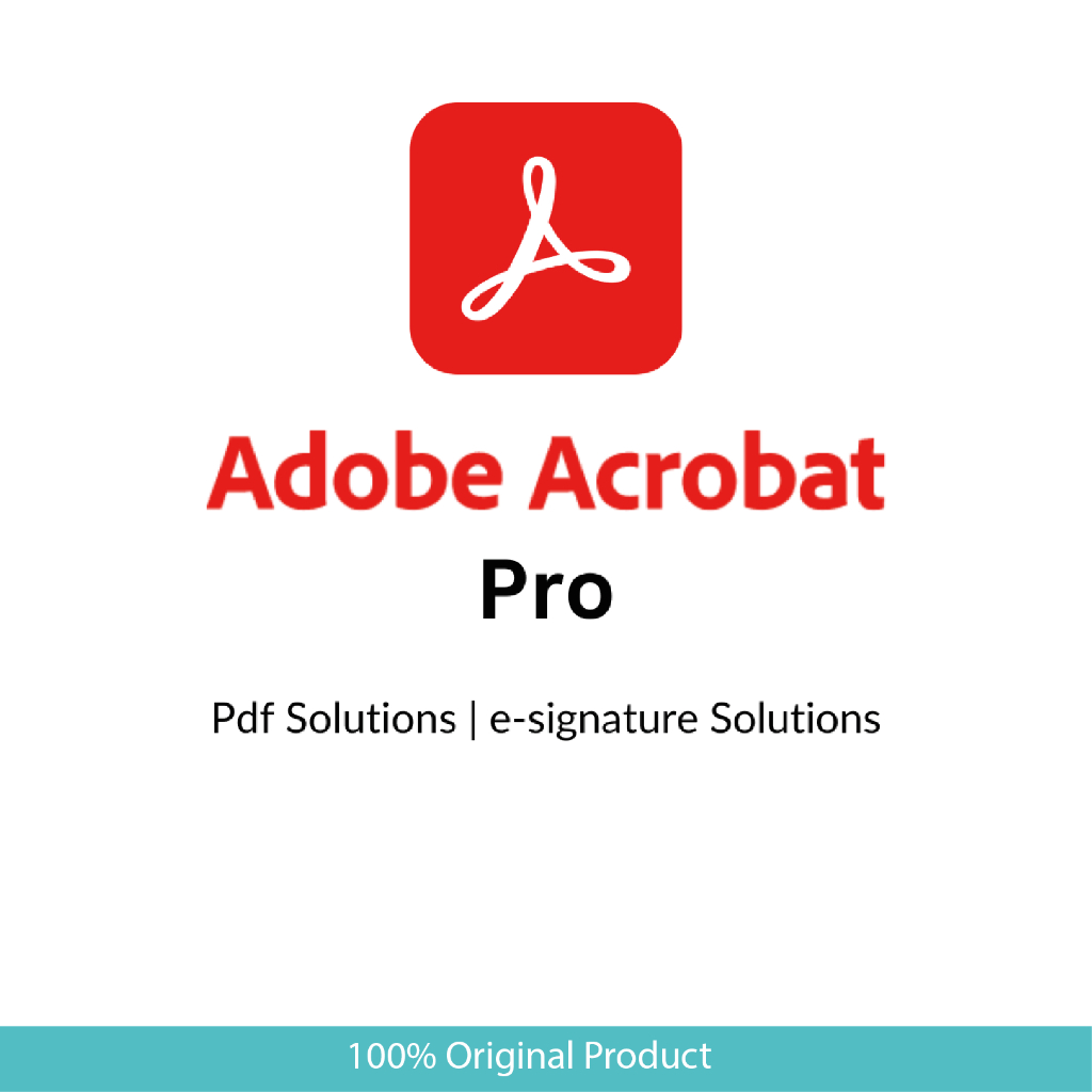 Adobe Acrobat Pro / Standard Original Subscription