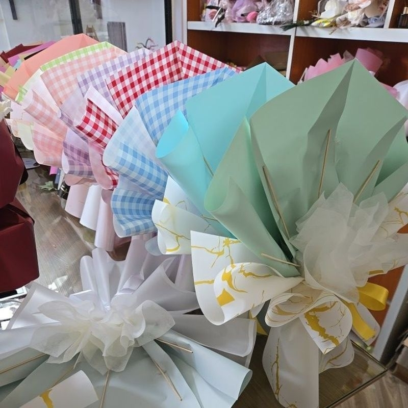 Buket Kosong Standar/ Buket snack / bouquet cantik / buket premium / buket uang / buket boneka / buk