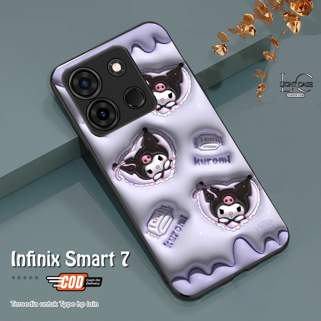 CASE GLOSSY INFINIX SMART 7 dan ALL TYPE SMARTPHONE & ANDROID Bisa request tipe Cassing Hp - Case Te