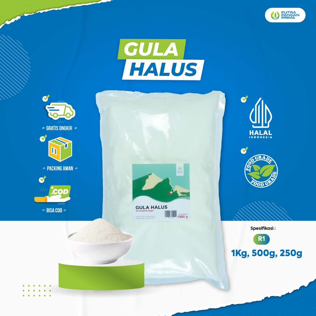 

Bubuk Gula Halus Donat 250gr 500gr 1kg