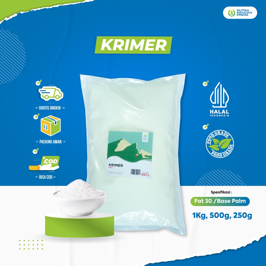 

Bubuk Krimer Campuran Murni Creamer Powder Premium Kemasan 250gr 500gr 1kg
