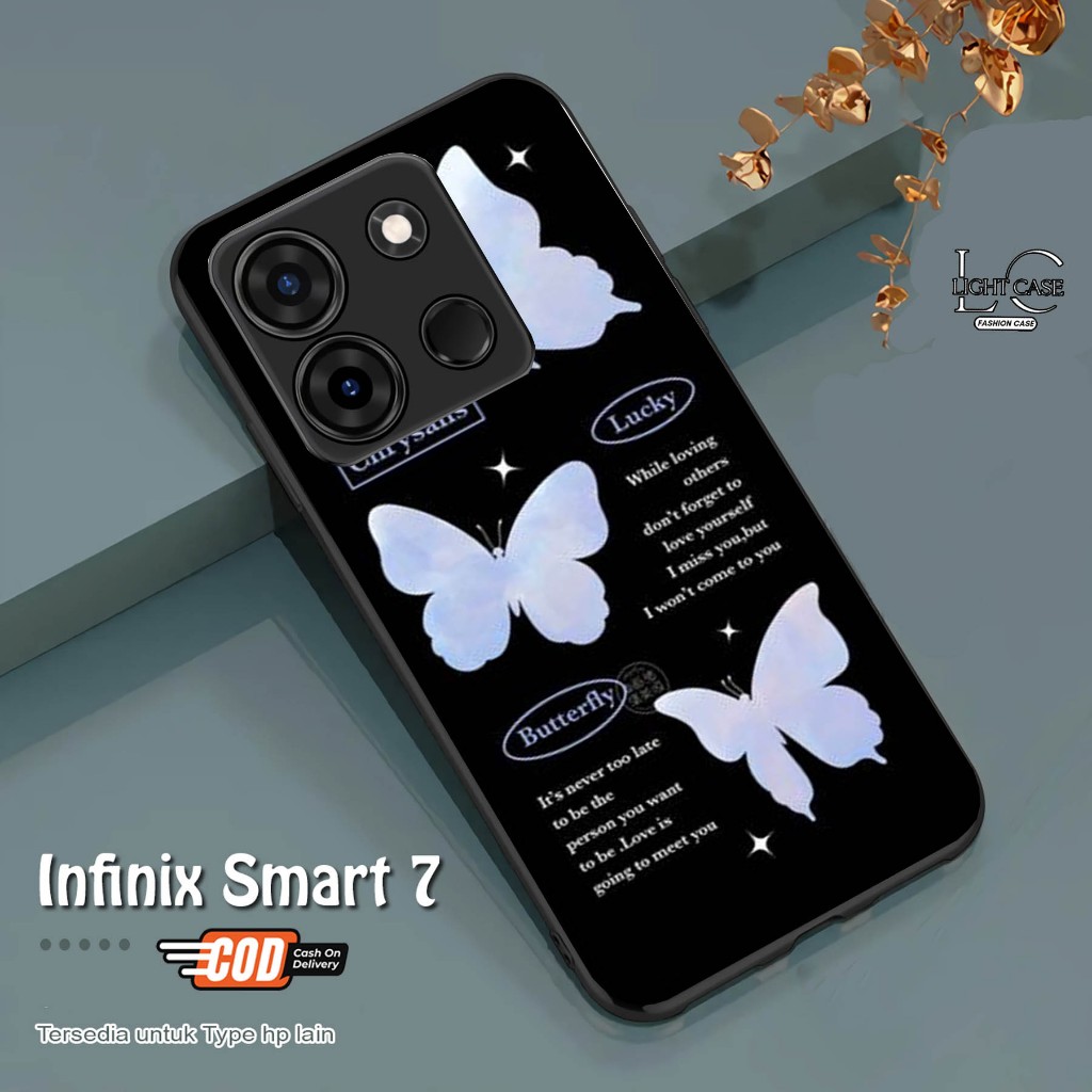 CASE GLOSSY INFINIX SMART 7 dan ALL TYPE SMARTPHONE & ANDROID Bisa request tipe Cassing Hp - Case Te